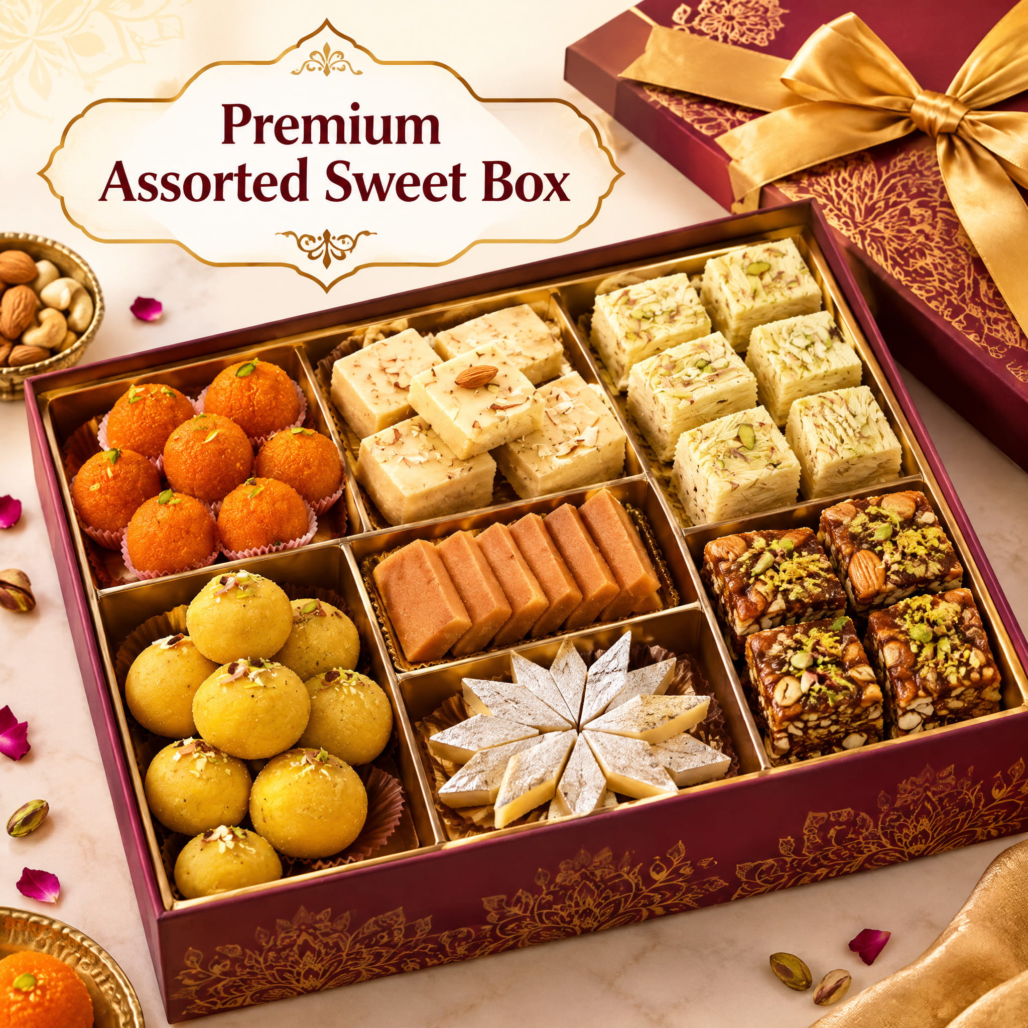 Premium Assorted Sweet Boxes (250 gms)